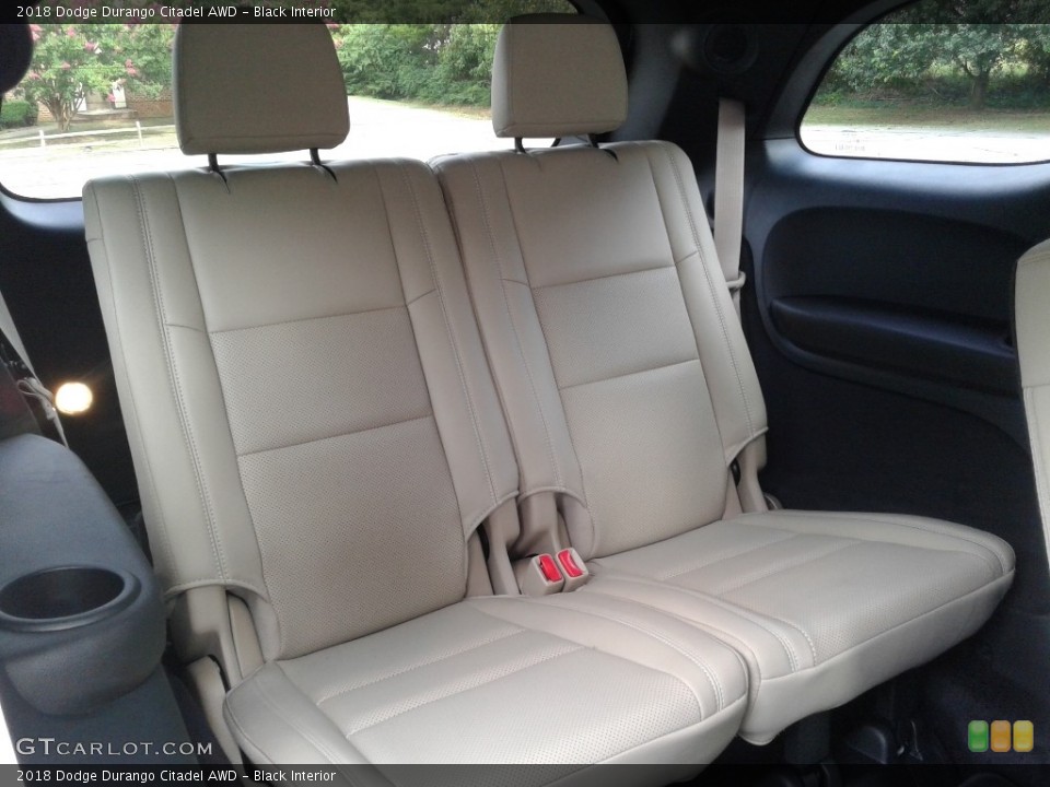 Black Interior Rear Seat for the 2018 Dodge Durango Citadel AWD #128318053