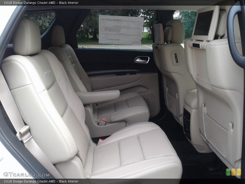 Black Interior Rear Seat for the 2018 Dodge Durango Citadel AWD #128318077