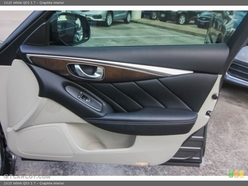 Graphite Interior Door Panel for the 2015 Infiniti Q50 3.7 #128318578