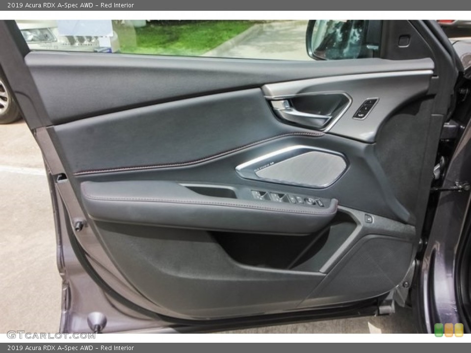 Red Interior Door Panel for the 2019 Acura RDX A-Spec AWD #128322628