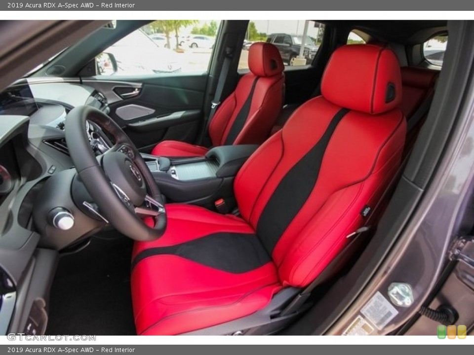 Red Interior Front Seat for the 2019 Acura RDX A-Spec AWD #128322775
