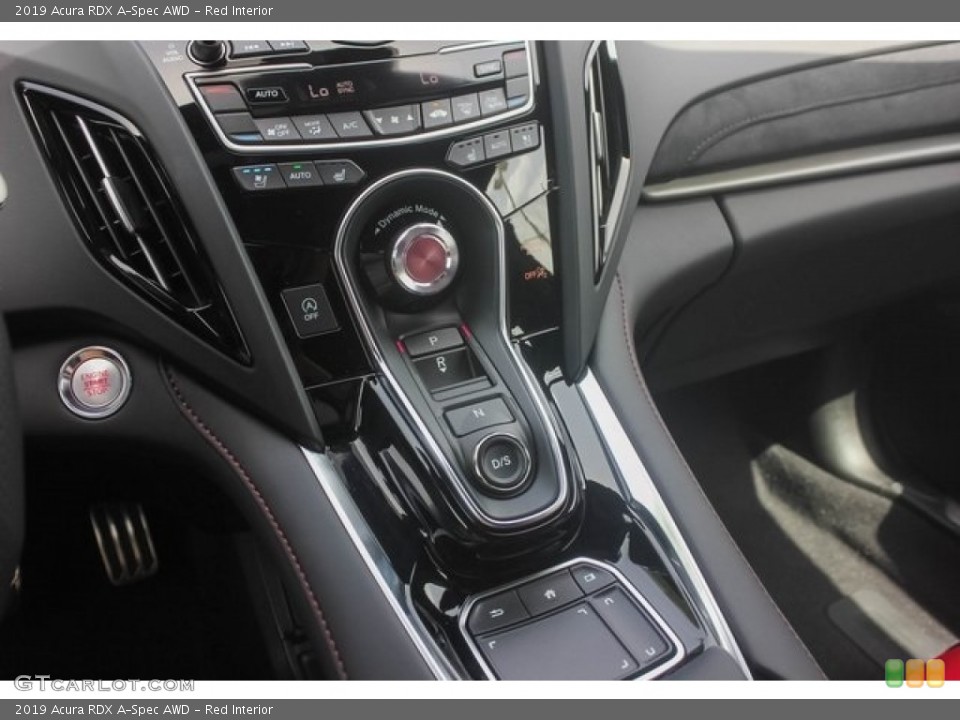 Red Interior Controls for the 2019 Acura RDX A-Spec AWD #128322832