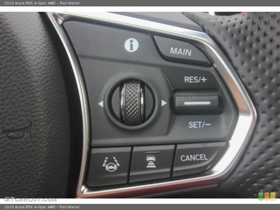 Red Interior Steering Wheel for the 2019 Acura RDX A-Spec AWD #128322859