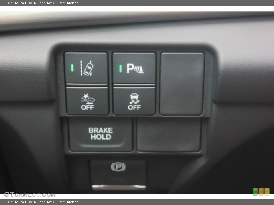 Red Interior Controls for the 2019 Acura RDX A-Spec AWD #128322910