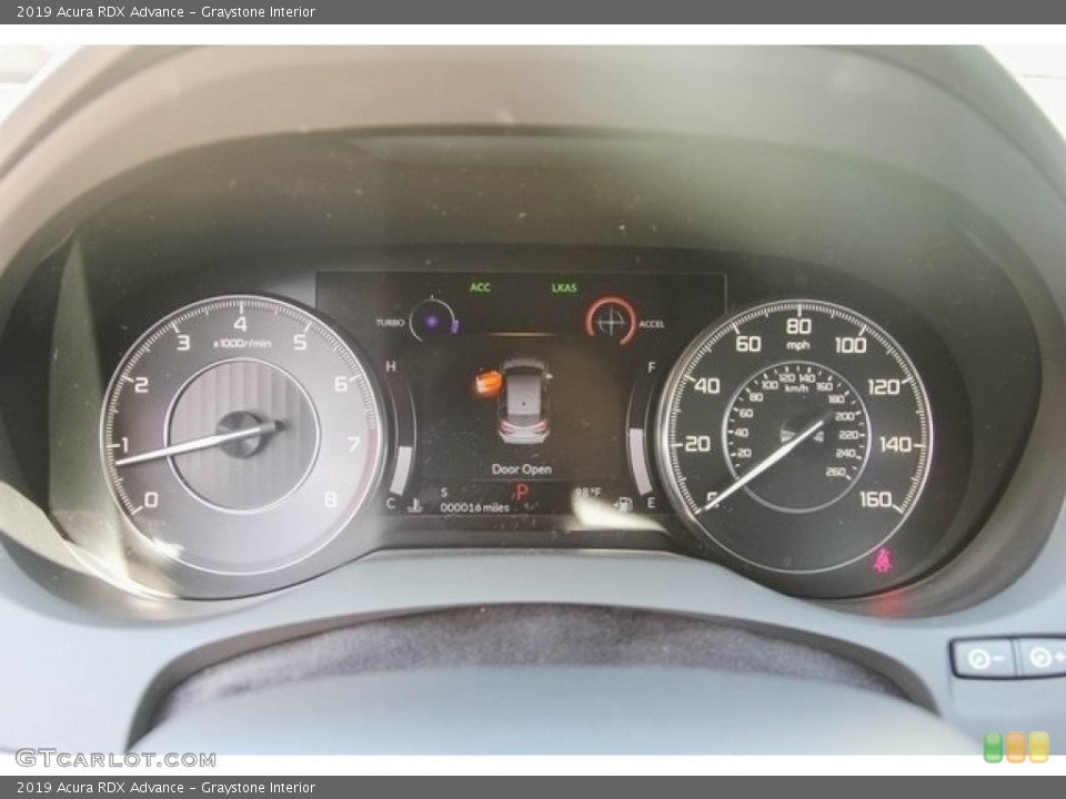 Graystone Interior Gauges for the 2019 Acura RDX Advance #128324653