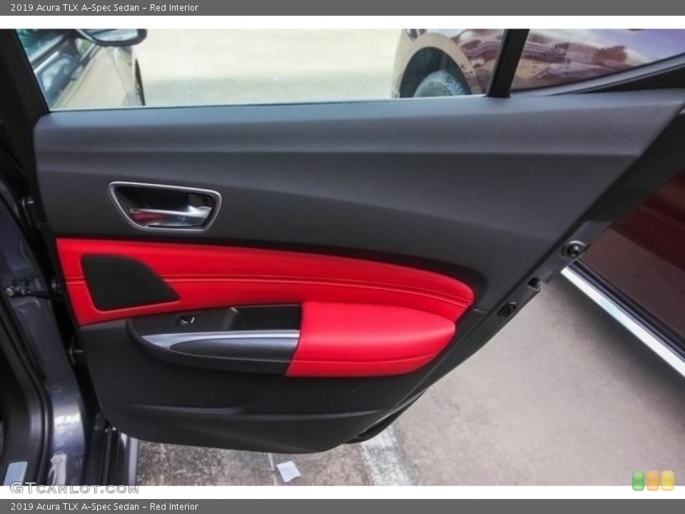 Red Interior Door Panel for the 2019 Acura TLX A-Spec Sedan #128326036
