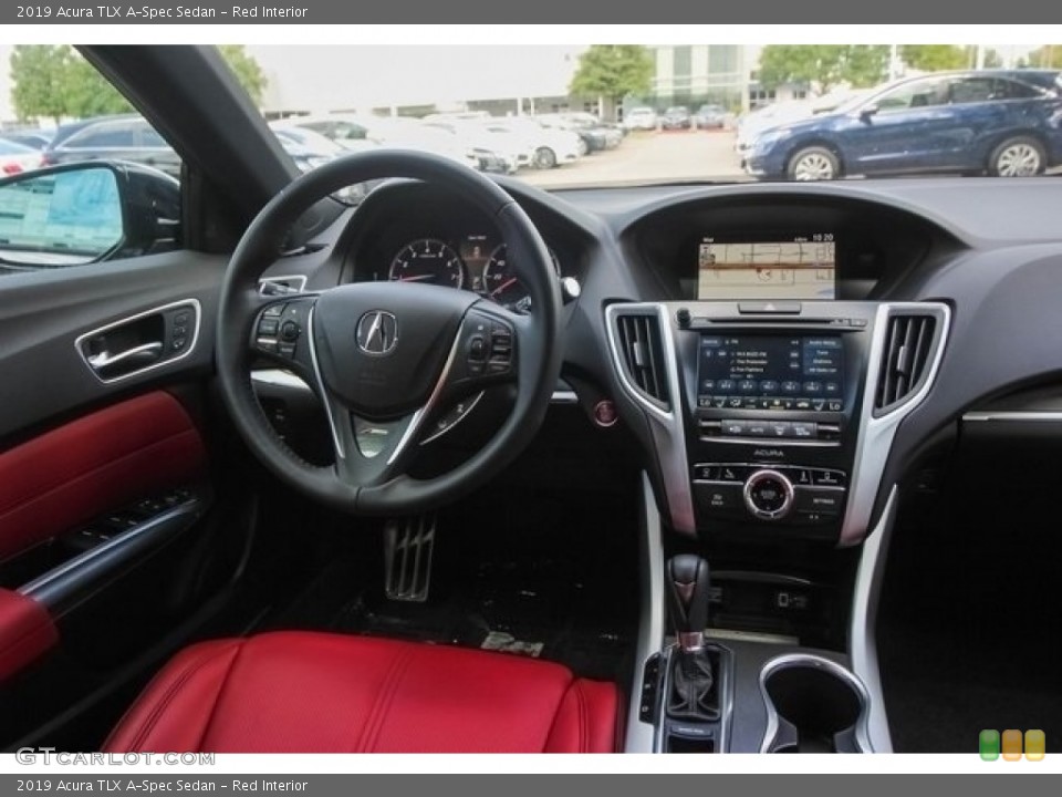 Red Interior Dashboard for the 2019 Acura TLX A-Spec Sedan #128326117