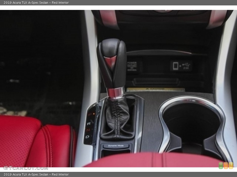 Red Interior Transmission for the 2019 Acura TLX A-Spec Sedan #128326180