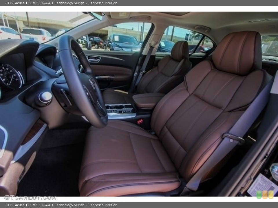 Espresso Interior Photo for the 2019 Acura TLX V6 SH-AWD Technology Sedan #128327198