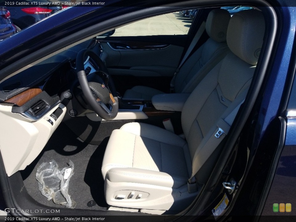Shale/Jet Black Interior Front Seat for the 2019 Cadillac XTS Luxury AWD #128331285