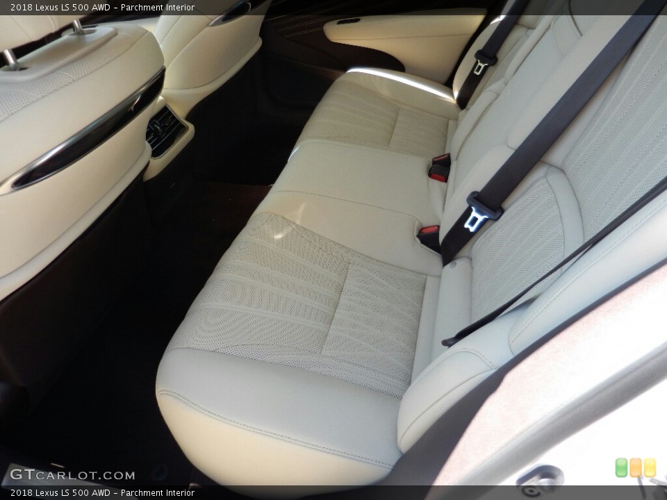 Parchment Interior Rear Seat for the 2018 Lexus LS 500 AWD #128337714
