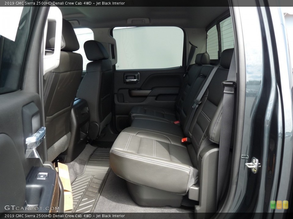 Jet Black Interior Rear Seat for the 2019 GMC Sierra 2500HD Denali Crew Cab 4WD #128339986