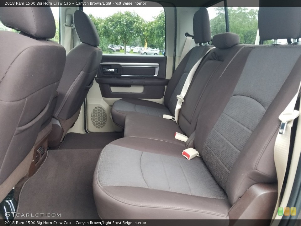Canyon Brown/Light Frost Beige Interior Rear Seat for the 2018 Ram 1500 Big Horn Crew Cab #128346612