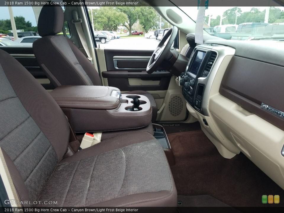 Canyon Brown/Light Frost Beige 2018 Ram 1500 Interiors