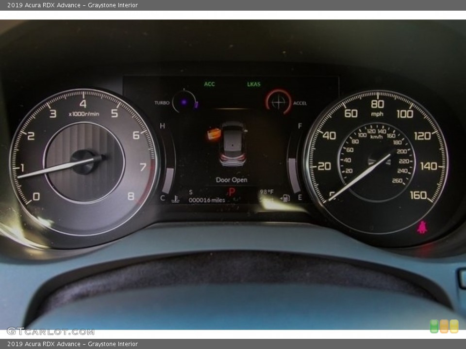 Graystone Interior Gauges for the 2019 Acura RDX Advance #128352003