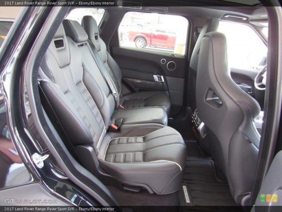 Ebony/Ebony Interior Rear Seat for the 2017 Land Rover Range Rover Sport SVR #128370166