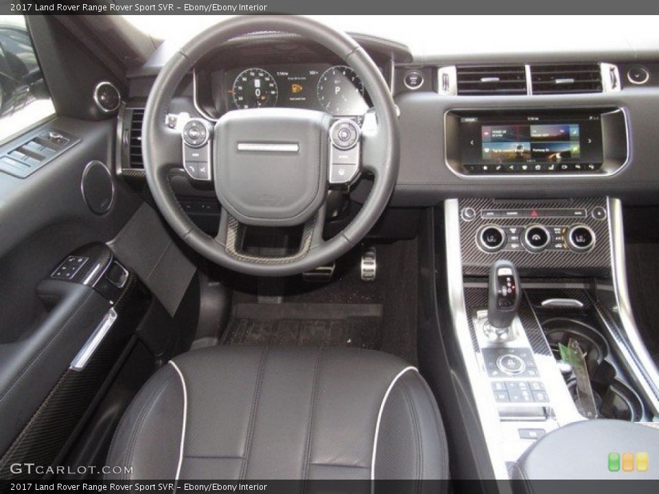 Ebony/Ebony Interior Dashboard for the 2017 Land Rover Range Rover Sport SVR #128370184