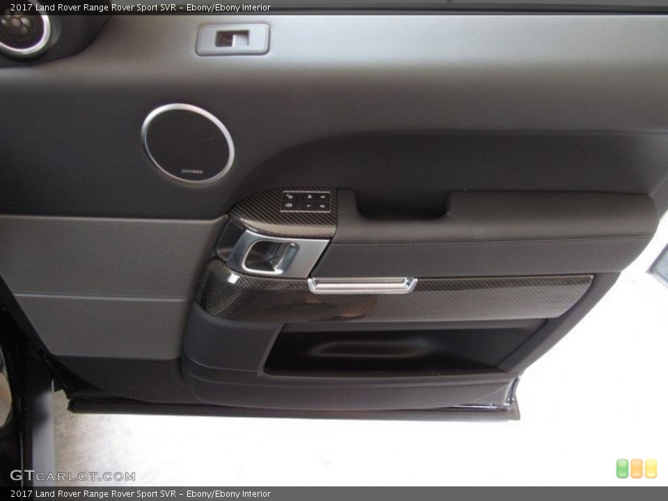 Ebony/Ebony Interior Door Panel for the 2017 Land Rover Range Rover Sport SVR #128370238
