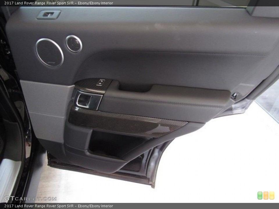 Ebony/Ebony Interior Door Panel for the 2017 Land Rover Range Rover Sport SVR #128370253
