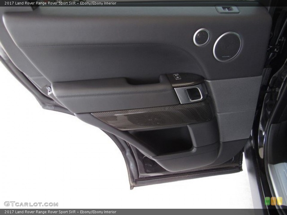 Ebony/Ebony Interior Door Panel for the 2017 Land Rover Range Rover Sport SVR #128370271