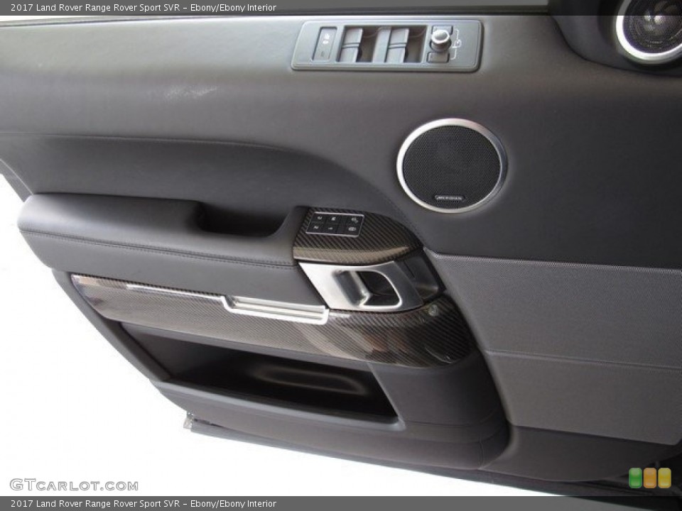 Ebony/Ebony Interior Door Panel for the 2017 Land Rover Range Rover Sport SVR #128370286