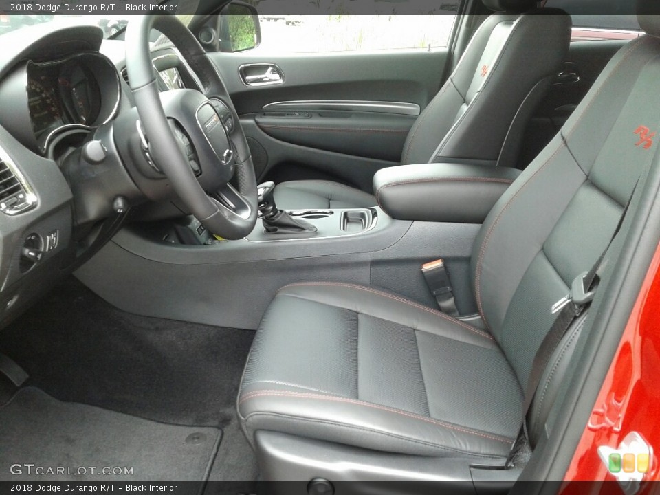 Black Interior Front Seat for the 2018 Dodge Durango R/T #128373661