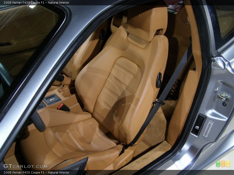 Natural Interior Front Seat for the 2006 Ferrari F430 Coupe F1 #128374