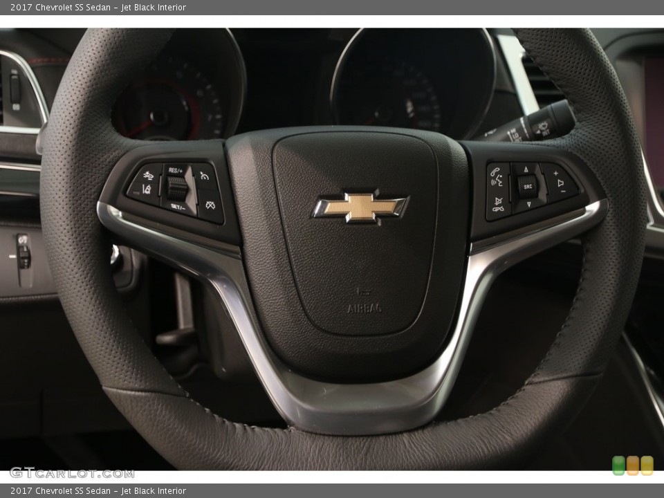 Jet Black Interior Steering Wheel for the 2017 Chevrolet SS Sedan #128377423