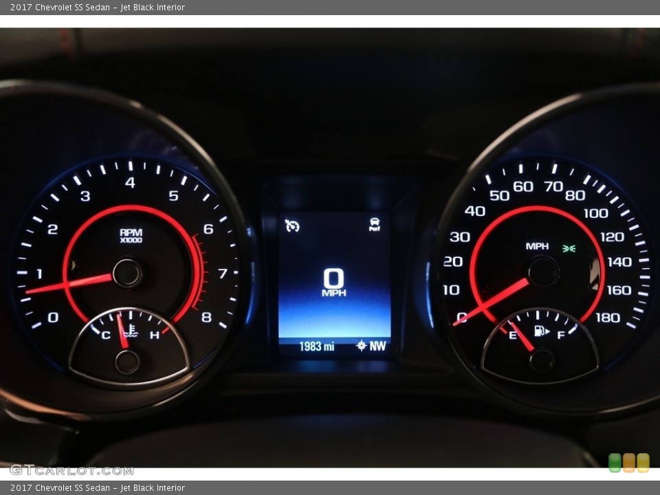 Jet Black Interior Gauges for the 2017 Chevrolet SS Sedan #128377432