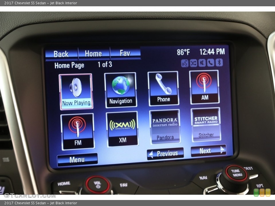 Jet Black Interior Controls for the 2017 Chevrolet SS Sedan #128377477