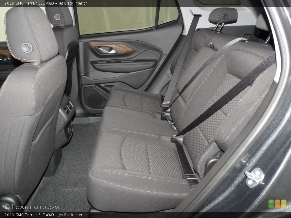 Jet Black Interior Rear Seat for the 2019 GMC Terrain SLE AWD #128383827