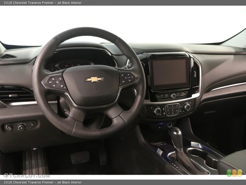Jet Black Interior Dashboard for the 2018 Chevrolet Traverse Premier #128394612