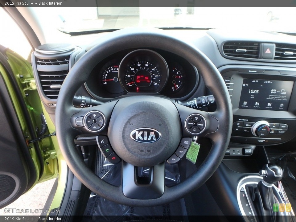 Black Interior Steering Wheel for the 2019 Kia Soul + #128397936