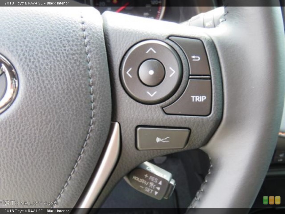 Black Interior Steering Wheel for the 2018 Toyota RAV4 SE #128414611