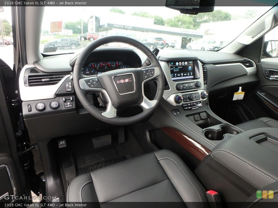 Jet Black Interior Photo for the 2018 GMC Yukon XL SLT 4WD #128415217