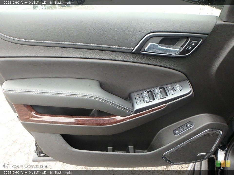 Jet Black Interior Door Panel for the 2018 GMC Yukon XL SLT 4WD #128415235