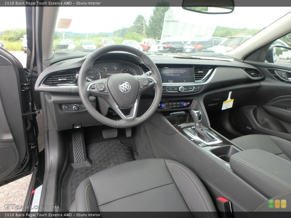 Ebony Interior Photo for the 2018 Buick Regal TourX Essence AWD #128415649