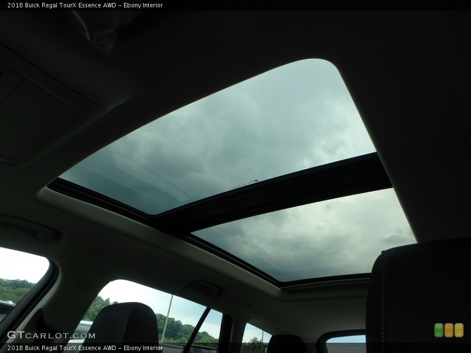 Ebony Interior Sunroof for the 2018 Buick Regal TourX Essence AWD #128415661
