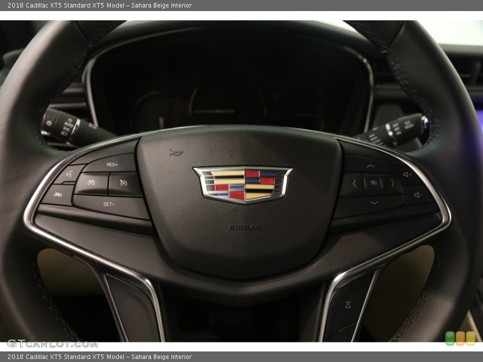 Sahara Beige Interior Steering Wheel for the 2018 Cadillac XT5  #128421136