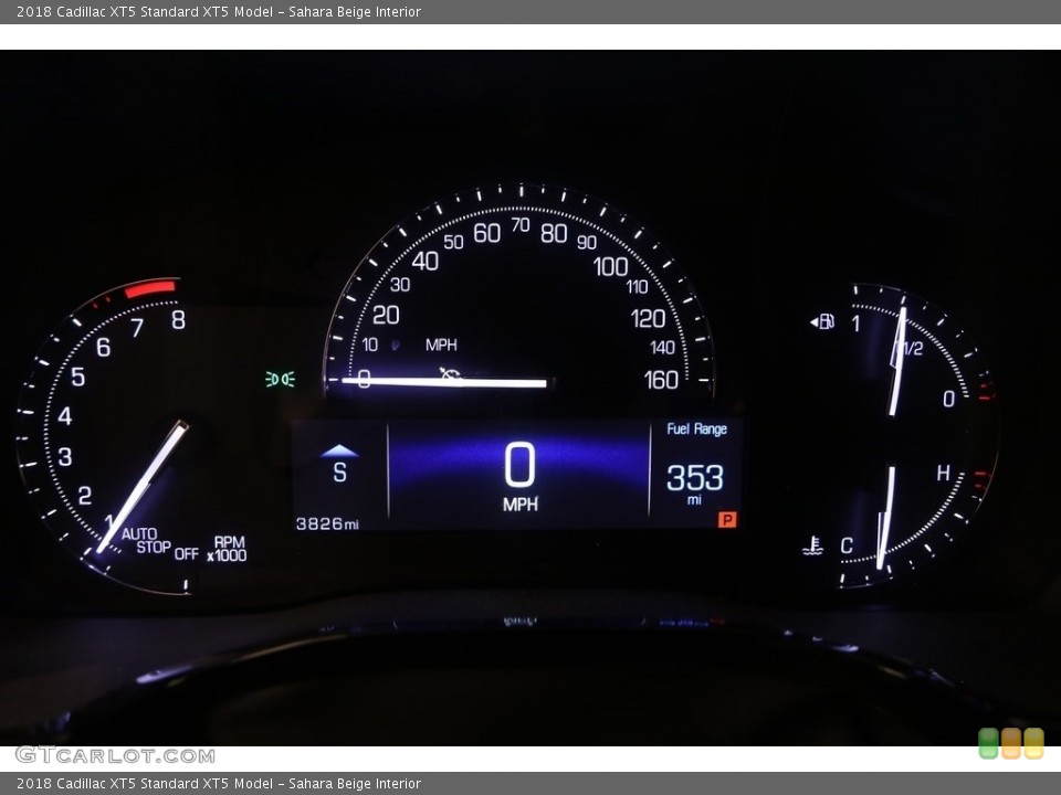 Sahara Beige Interior Gauges for the 2018 Cadillac XT5  #128421154