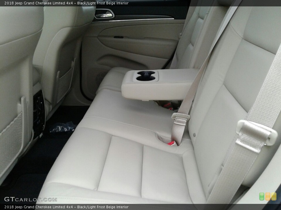 Black/Light Frost Beige Interior Rear Seat for the 2018 Jeep Grand Cherokee Limited 4x4 #128428414