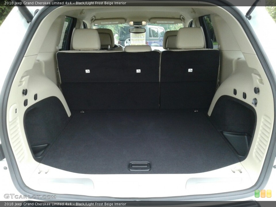 Black/Light Frost Beige Interior Trunk for the 2018 Jeep Grand Cherokee Limited 4x4 #128428633