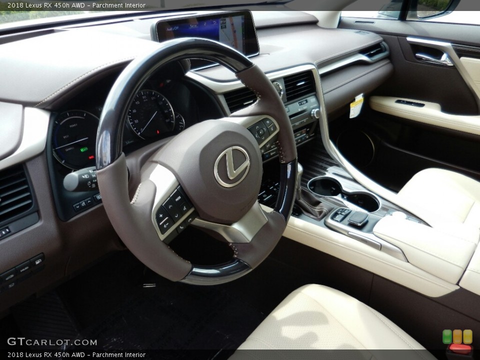Parchment Interior Photo for the 2018 Lexus RX 450h AWD #128429114