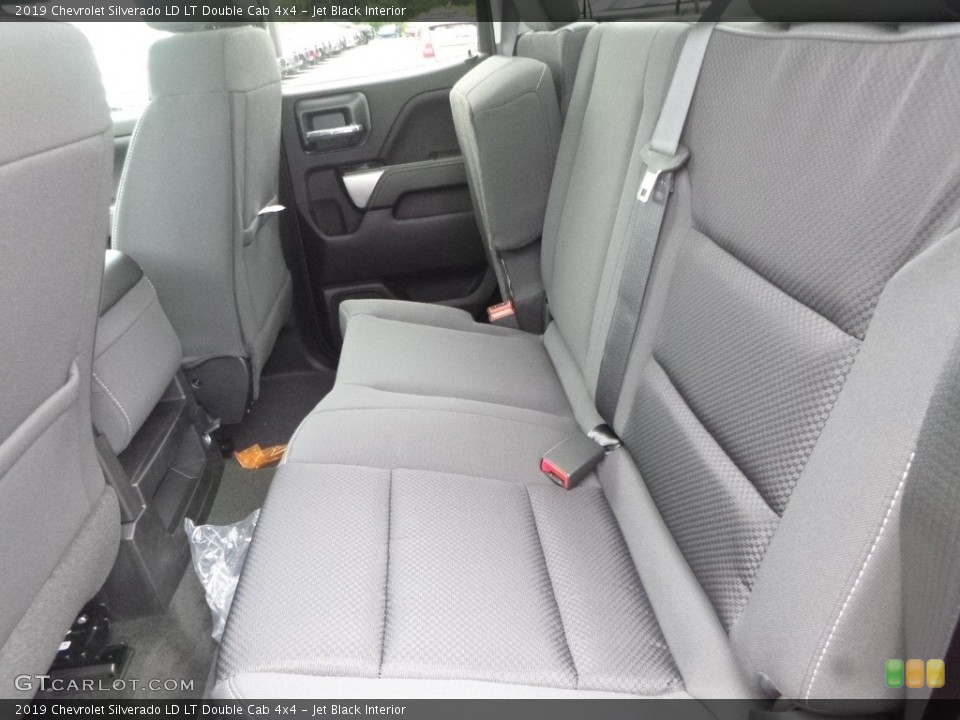 Jet Black Interior Rear Seat for the 2019 Chevrolet Silverado LD LT Double Cab 4x4 #128429533