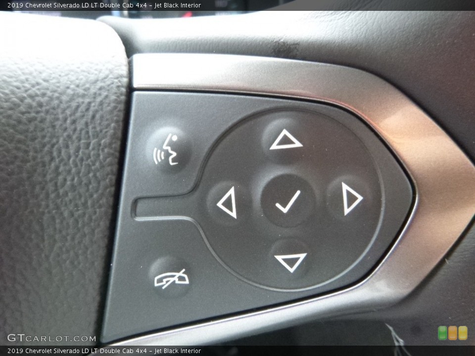 Jet Black Interior Controls for the 2019 Chevrolet Silverado LD LT Double Cab 4x4 #128429617