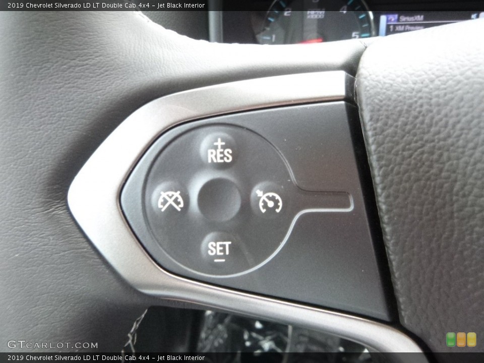 Jet Black Interior Controls for the 2019 Chevrolet Silverado LD LT Double Cab 4x4 #128429632
