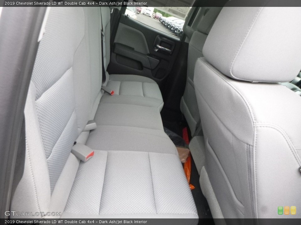 Dark Ash/Jet Black Interior Rear Seat for the 2019 Chevrolet Silverado LD WT Double Cab 4x4 #128429806