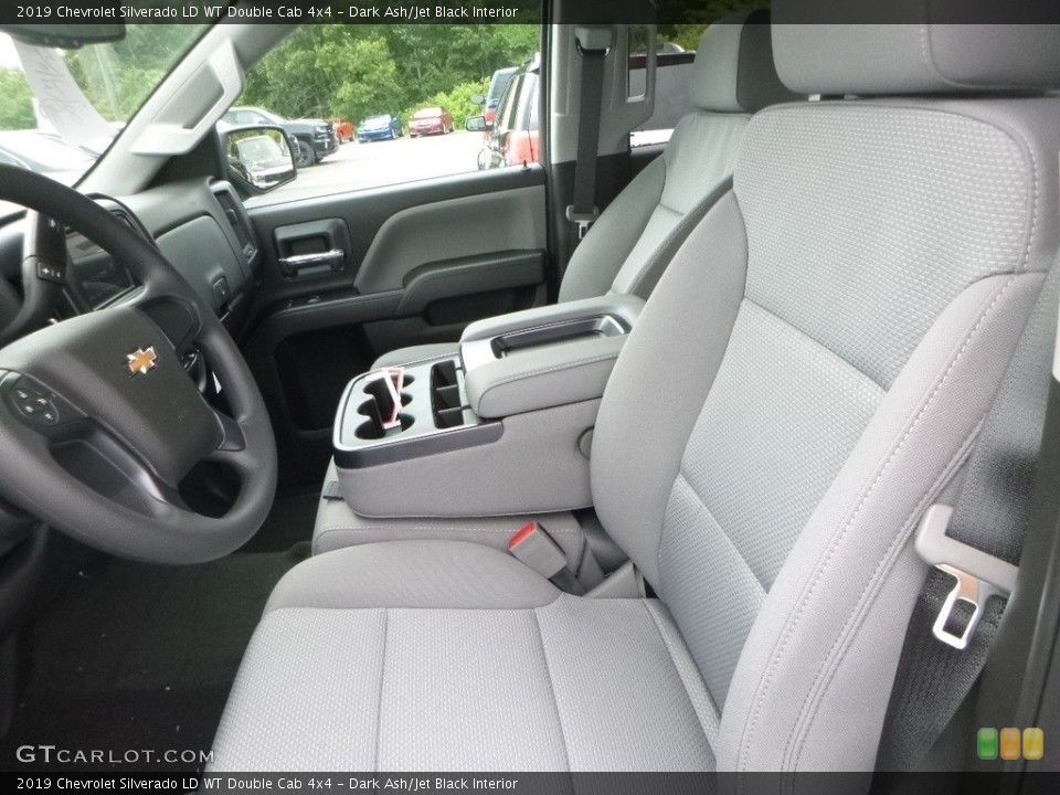 Dark Ash/Jet Black Interior Front Seat for the 2019 Chevrolet Silverado LD WT Double Cab 4x4 #128429848