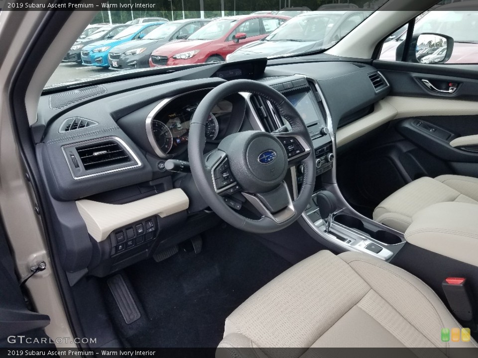 Warm Ivory Interior Photo for the 2019 Subaru Ascent Premium #128432272