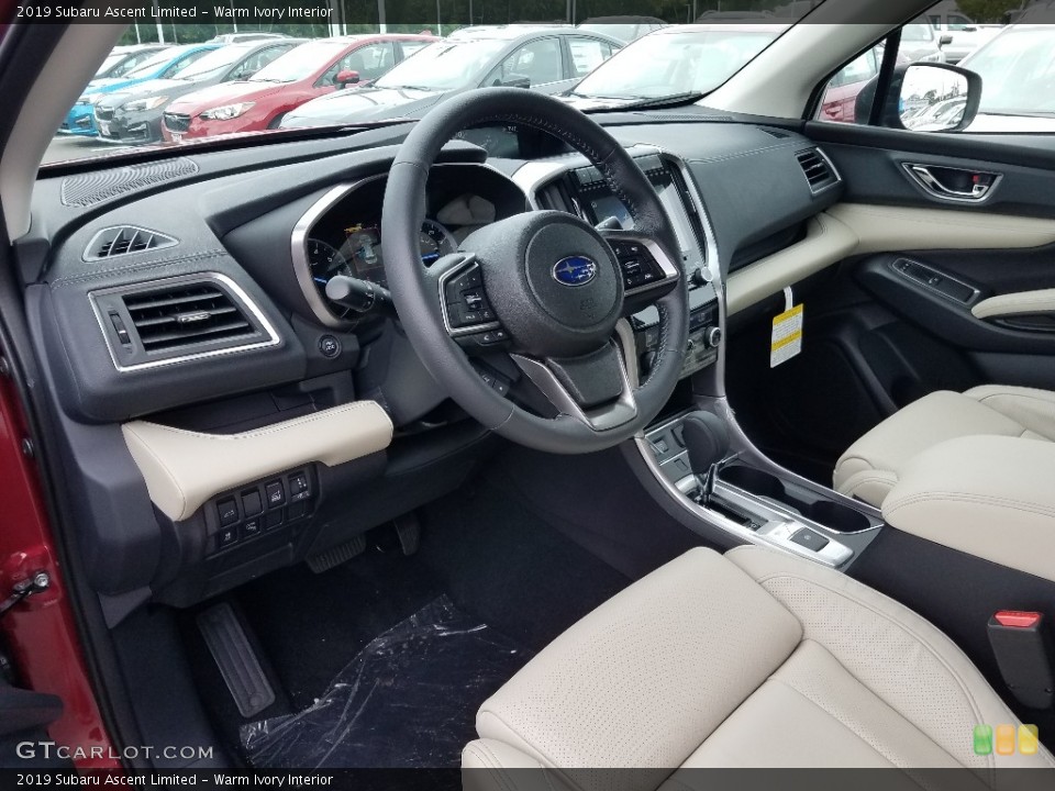 Warm Ivory Interior Photo for the 2019 Subaru Ascent Limited #128432500